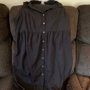 Black maternity dress